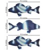 Americanflat Three Metal Fish Wall Decor Set - 3 X 9.5" Fish As Outdoor Metal Wall Art Decroations - Metal Indoor Wall Art - 3 of 4