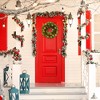 Christmas Wreath 22 Inch Outdoor LED Wreath with Pinecones, Red Berries & Festive Ornaments for Front Door, Porch, Fireplace Decor - 4 of 4