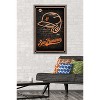Trends International MLB San Franciso Giants - Neon Helmet 23 Framed Wall Poster Prints - 2 of 4