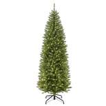 7.5ft Puleo Pre-Lit Slim Fraser Fir Artificial Christmas Tree Clear Lights