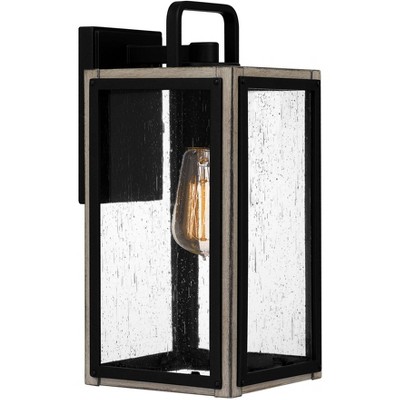 Quoizel Bramshaw 13 3/4" High Matte Black Outdoor Wall Light
