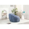 Lyngins Giant Faux Fur Bean Bag Chair, Ergonomic Lazy Chair with Memory Foam, Stylish Accent Chair, Single Sofa Chair for Home & Leisure - 3 of 4