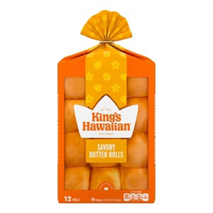King's Hawaiian Savory Butter Sweet Rolls - 12oz/12ct - 1 of 4