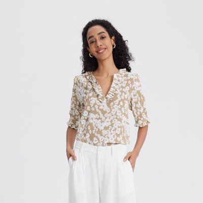 Women's Cap Sleeve Blouse - A New Day™