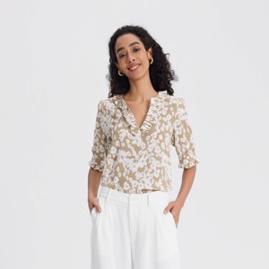 Women's Cap Sleeve Blouse - A New Day™ - 1 of 4