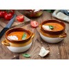 Kook French Onion Soup Bowls, Crocks With Handles, 18 Oz, Set Of 4