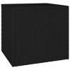 vidaXL Side Tables 3 pcs Black Poly Rattan - 3 of 4