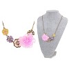 Anna-Kaci Women's Vintage-Inspired Necklace with Beaded and Intricate Filigree Pendant Adjustable Length - Black - 2 of 4