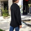 Anna-Kaci Women's Textured Blouse with Button-Up Detail and Spread Collar - 3 of 4