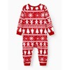 PATPAT Family Chritsmas Pajamas Matching Sets Holiday Christmas Pjs baby Sleepwear including Socks - 3 of 4