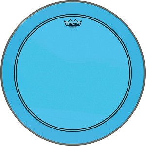Remo Powerstroke P3 Colortone Blue Bass Drum Head - 1 of 2