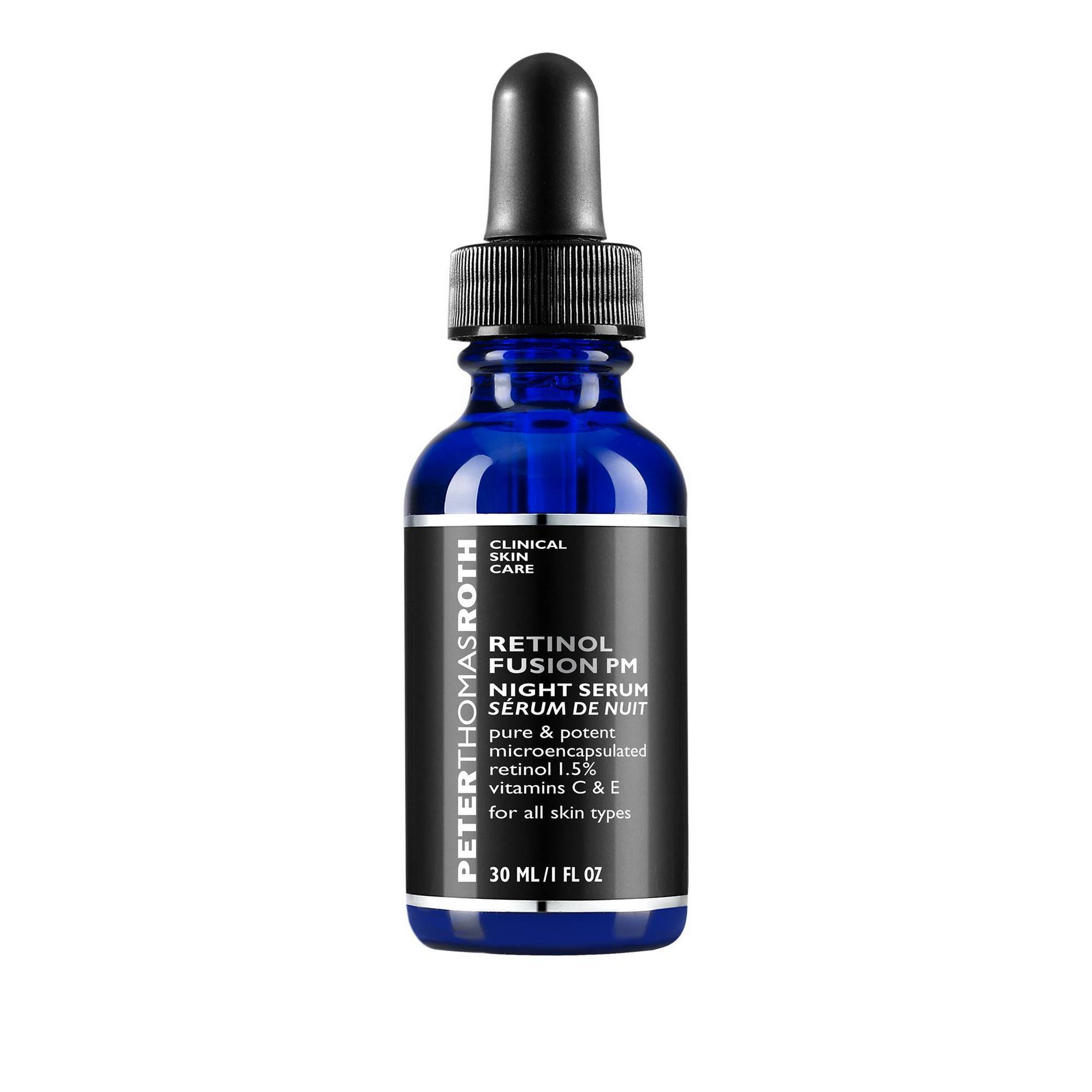 PETER THOMAS ROTH Retinol Fusion PM - 1 fl oz - Ulta Beauty: Brightening, Anti-Aging, Skin Texture Improvement, Face Serum