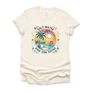 Simply Sage Market Salt Water And Sun Shine Circle Short Sleeve Tee - 1 of 4