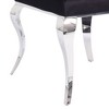Acme Furniture Fabiola Dining Chair Black Fabric/Stainless Steel - 4 of 4