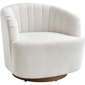 Modern Swivel Accent Chair,Comfy 360° Adult Round Chairs for Living Room - 1 of 4