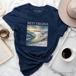 Scenic West Virginia State New River Gorge Bridge T-Shirt, Landscape Appalachian Tee and Souvenir | OrnamentallyYou - 1 of 4