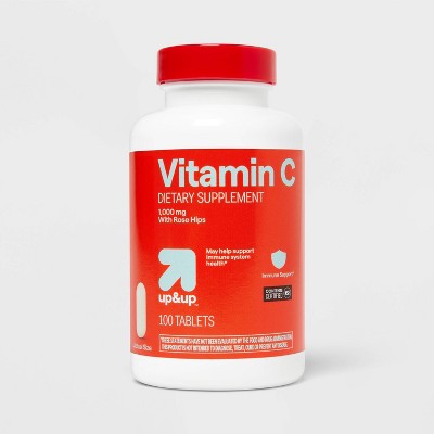 Vitamin C 1000mg with Rose Hips Tablets - up&up™