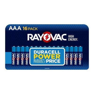 Rayovac High Energy AAA Batteries Alkaline Battery