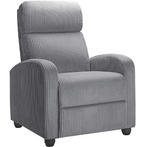 LACOO Corduroy Recliner Chair Padded Club Chair - 1 of 4