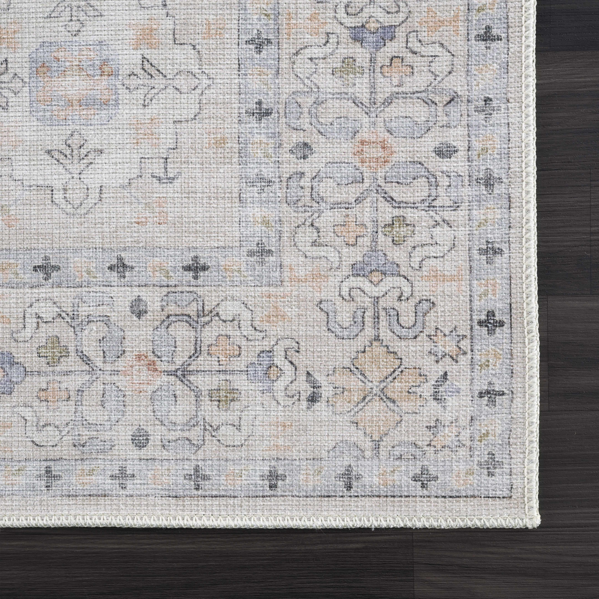 Hauteloom Rectangle Area Rug Beige