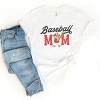 Simply Sage Market Women's Baseball Mom Teddy Bear Short Sleeve Graphic Tee - 3 of 4