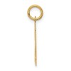 Black Bow Jewelry 14k Yellow Gold, Jersey Collection, Small Number 24 Pendant - 2 of 4