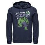 Men's Marvel Hulk Incredible Dad Father's Day Pull Over Hoodie