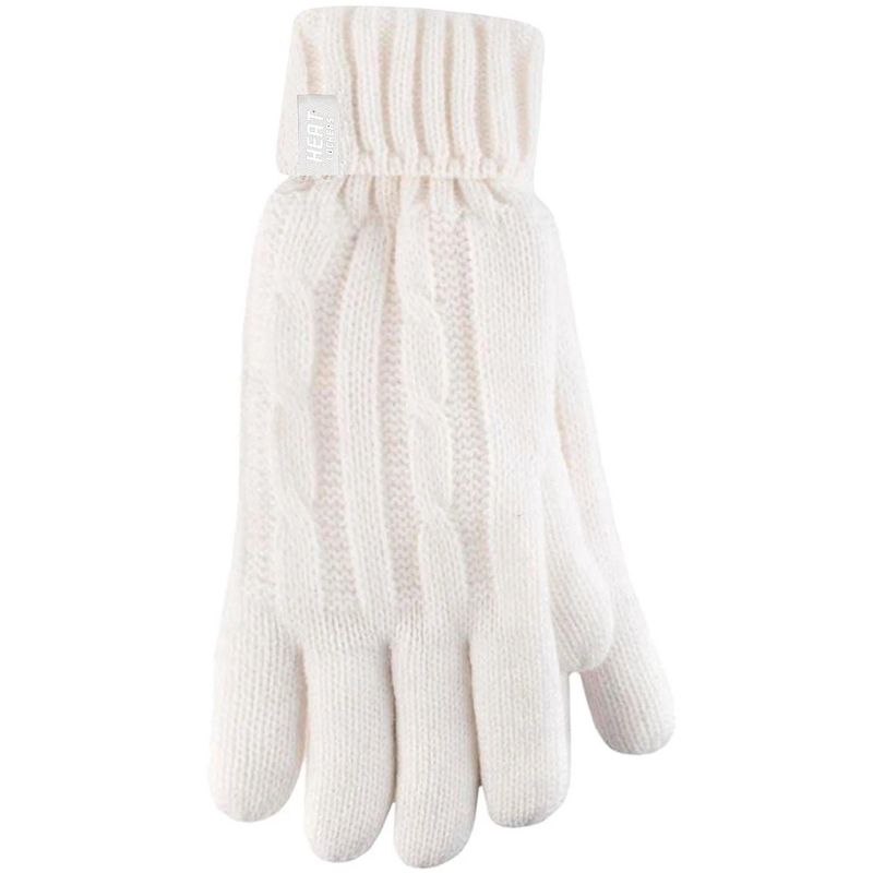 Women's Cable Knit Gloves, 1 of 2