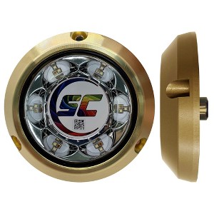 Shadowcaster Marine Lighting SC3 Series CC Full Color Change Bronze Surface Mount Underwater Light - 1 of 1