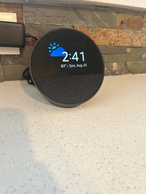 Amazon Echo Spot, Smart Alarm Clock With Vibrant Sound And