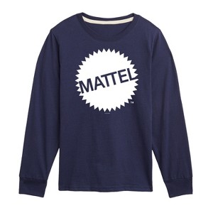 Boys' - Mattel - Mattel Original Logo Long Sleeve Graphic T-Shirt - 1 of 3