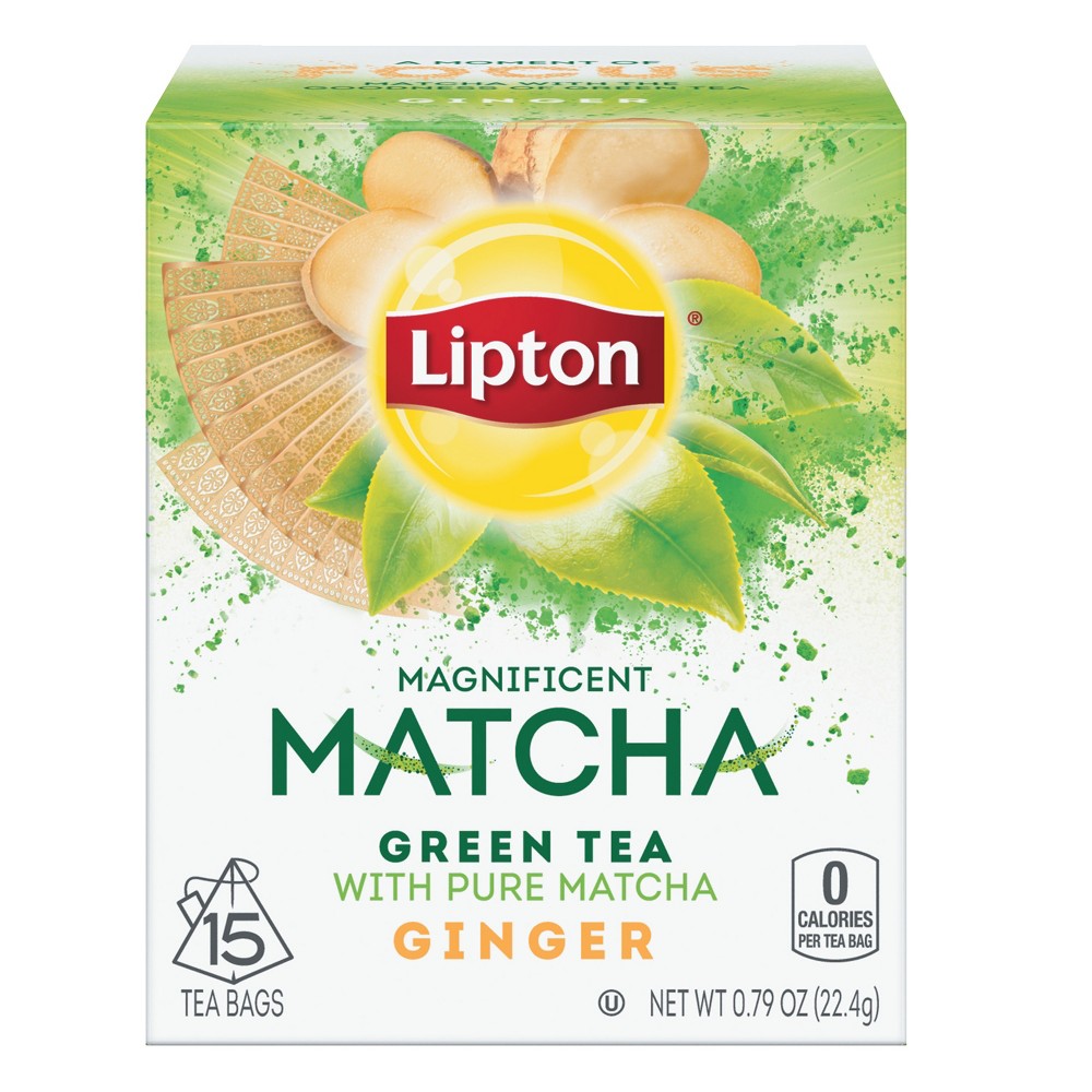 UPC 041000693847 product image for Lipton Matcha Ginger Tea Bags - 15ct | upcitemdb.com