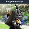 1.6 MIL 50/100 Pieces Ultra Thick Plastic Heavy-Duty 30-Gallon Garbage Bags (50 Pieces, 31.5in x 35.5in) - Ideal for Courtyard Fallen Leaves, Hotels - 2 of 4