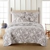 Tanzie Grey Quilt Set - Grey & White - Levtex Home - 2 of 4