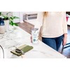 Elanze Designs 20 oz Stainless Steel On the Go Insulated Travel Tumbler With Push Top Lid, Rory To My Lorelai White - 4 of 4
