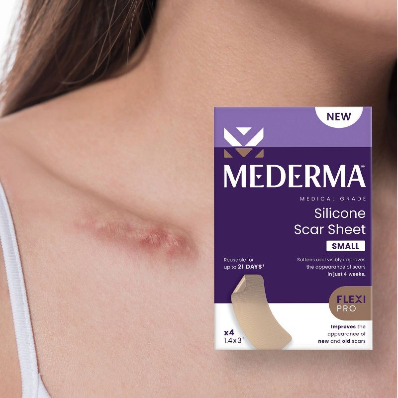 Mederma Silicone Scar Sheets - S - 4ct, 3 of 9