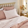 4pc Micro Stripe Sheet Set - Hearth & Hand™ with Magnolia - 2 of 4