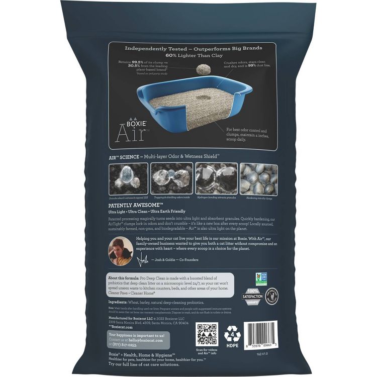 Boxiecat Probiotic Odor Control Clumping Plant-Based Cat Litter, 2 of 8