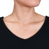 CREATED FOREVER  |   1/3 CT Lab Grown Diamond TW Fashion Pendant With Chain Yellow Silver GH VS1;VS2 18KY Micron Plated - 3 of 4