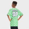 Boys' Minecraft Checkered Soccer Jersey - Green - 3 of 4