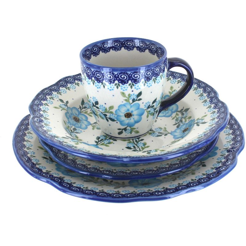 Blue Rose Polish Pottery Andy Dinnerware (16 PC), 1 of 2
