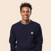 Dalix Cappuccino Embroidered Fleece Crewneck Long Sleeve Sweatshirt Mens - 3 of 4