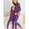 RuffleButts Girls Viscose from Bamboo Ruffle Long Sleeve Pajama Set - 3 of 4