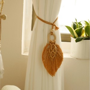 Bohemian Colorful Leaves Curtain Tiebacks-Tree City - 1 of 4