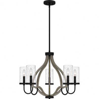 Quoizel Lighting Cornelia 5 - Light Chandelier in  Matte Black