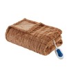 Gulches Oversized Heated Faux Fur Throw - 3 Heat Settings, 2-Hour Auto Shutoff, Safe Heating Technology - 3 of 4