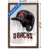 Trends International MLB Arizona Diamondbacks - Drip Helmet 22 Framed Wall Poster Prints - 3 of 4