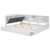 YOOCOZZ Full Size Wood platform bed with Storage Headboard, Shelves and 2 Drawers - 2 of 4