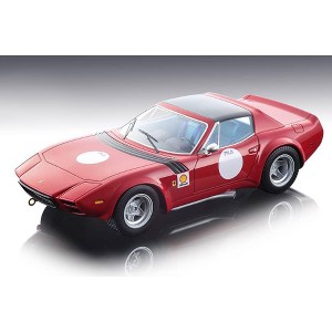 Ferrari 365 GTB/4 Michelotti "Shell" Press Version Red 1975 Team NART Ltd Ed 150 pcs 1/18 Model Car by Tecnomodel - 1 of 3