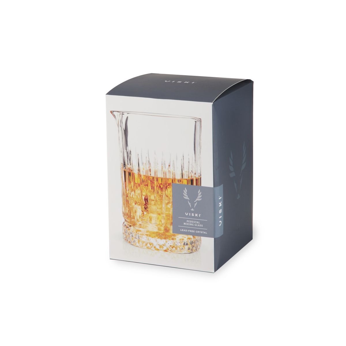 Viski Pedestal Crystal Mixing Glass Perfect for Classic Stirred Drinks, Martini, Rum and Tequila Cocktails, Home Bar, Gifts for Cocktail Lovers, 23 oz - thumbnail 10